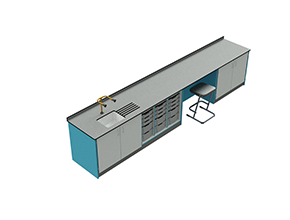 Curved Lab Benching